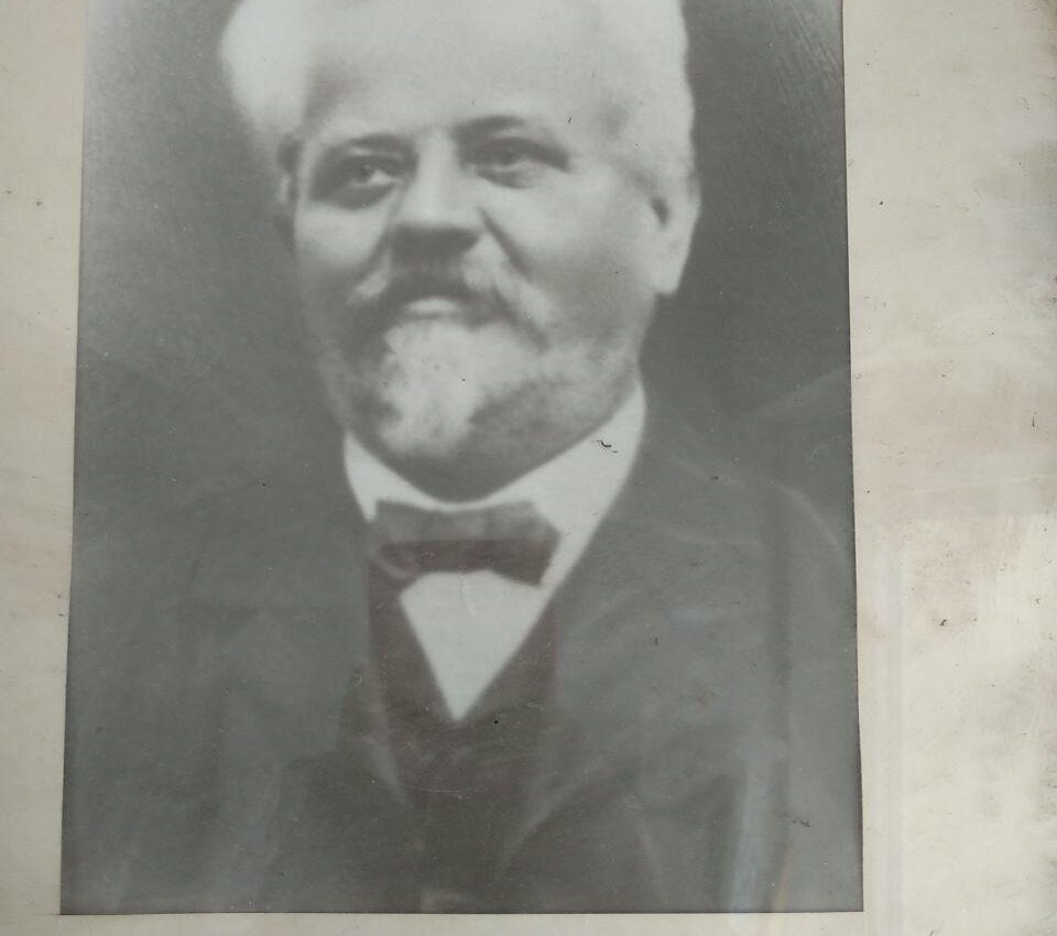 Jakub Kadlec, fotografie s popiskem "I. starosta 'Sokola' od r. 1913 - 1919: J. VI. Kadlec"